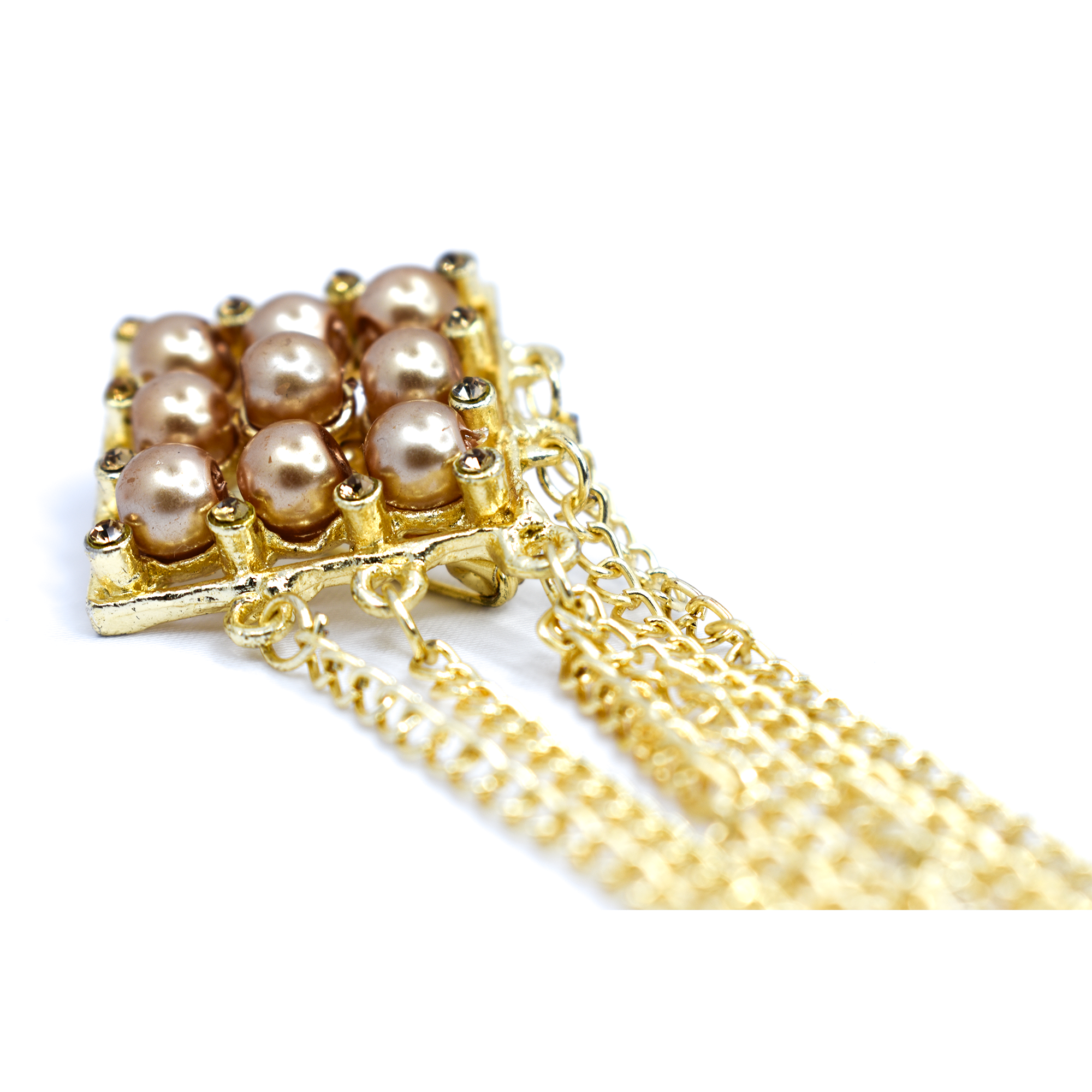 Golden Brass Brooch