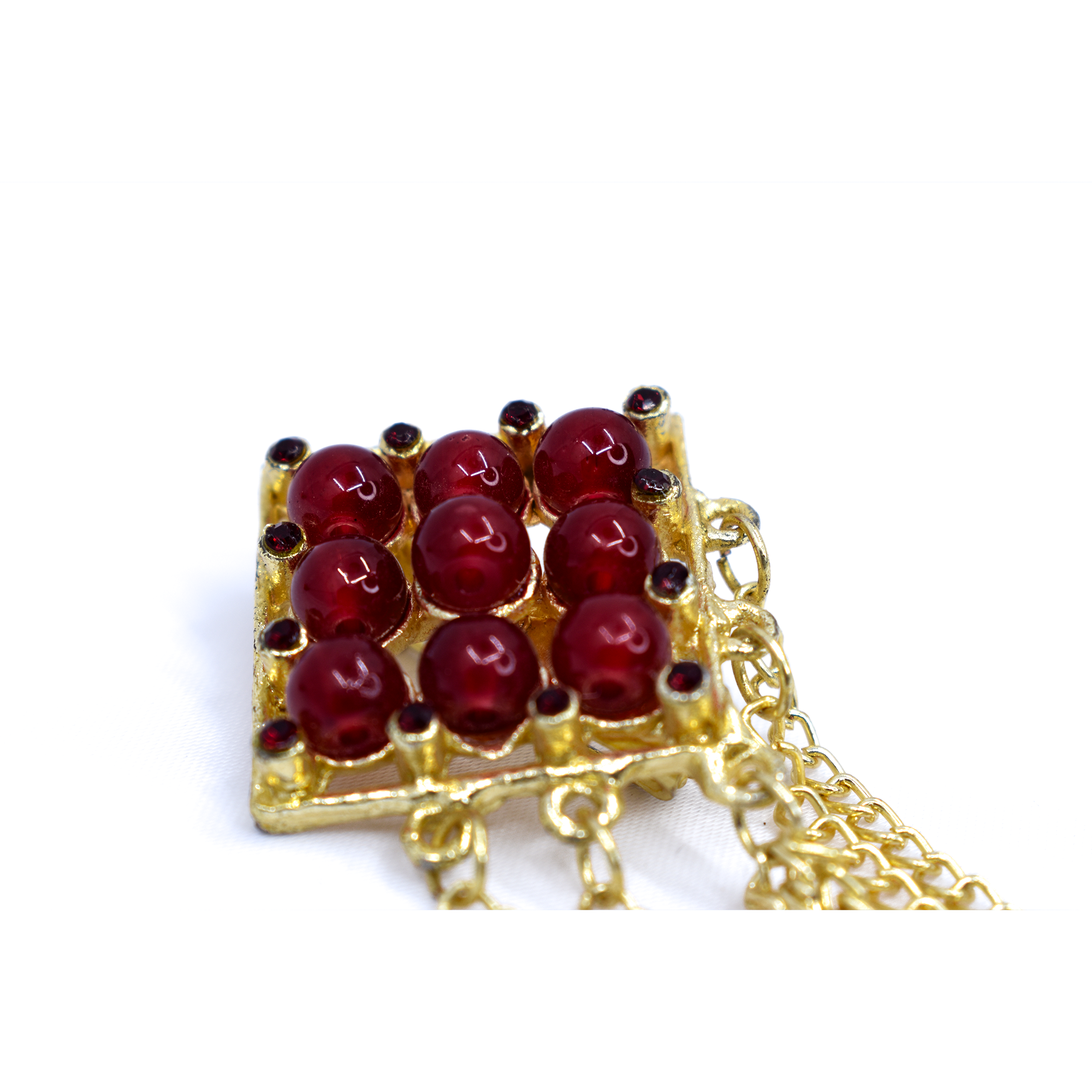 Golden Brass Brooch