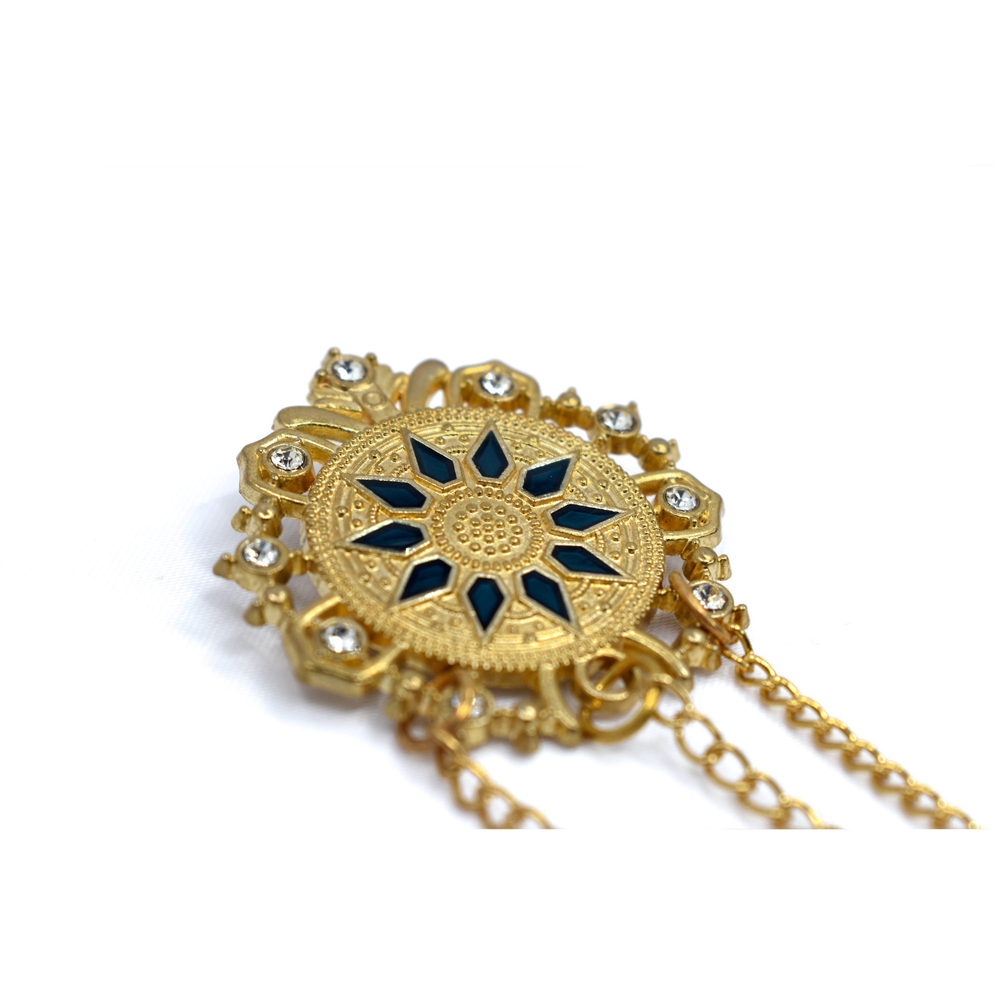 Golden Brass Brooch