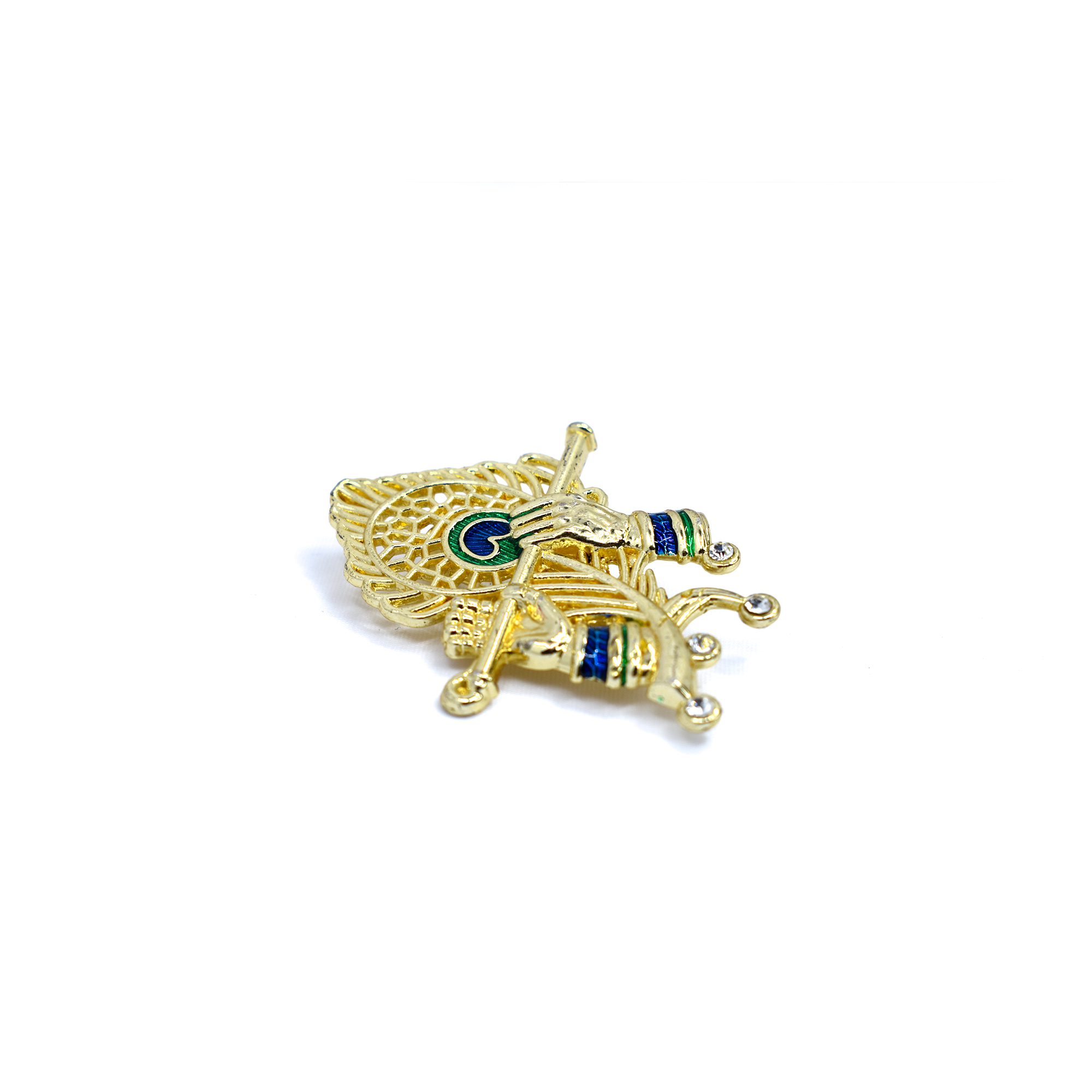 Golden Brass Brooch