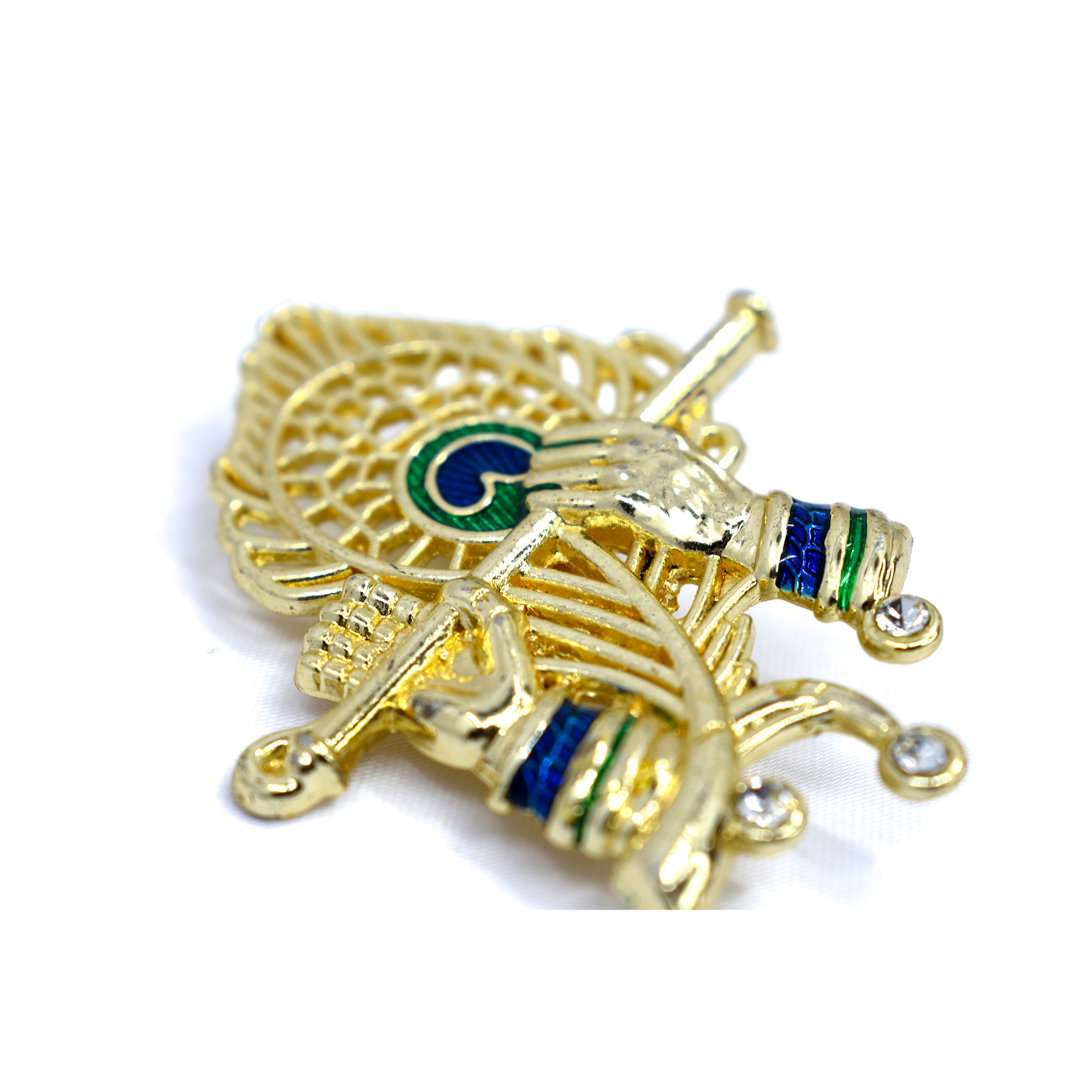 Golden Brass Brooch