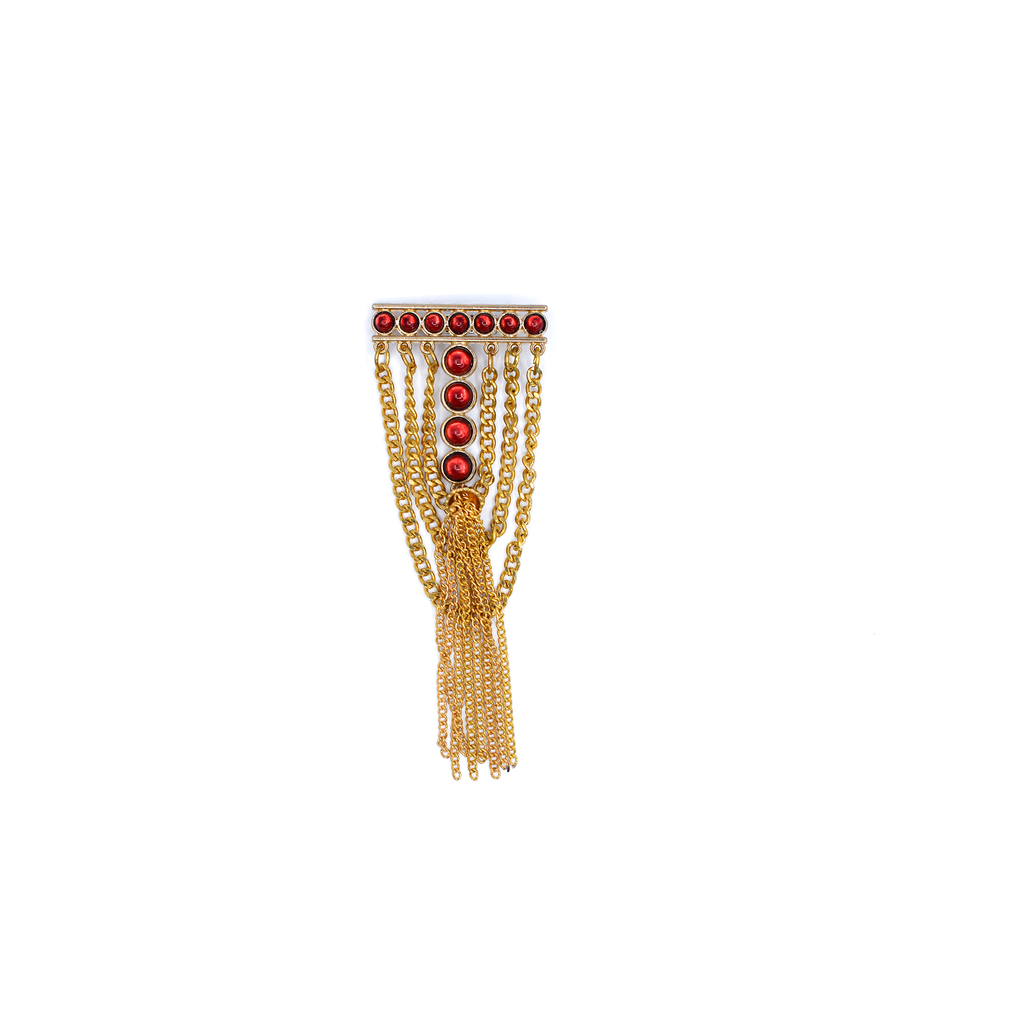 Golden Brass Brooch