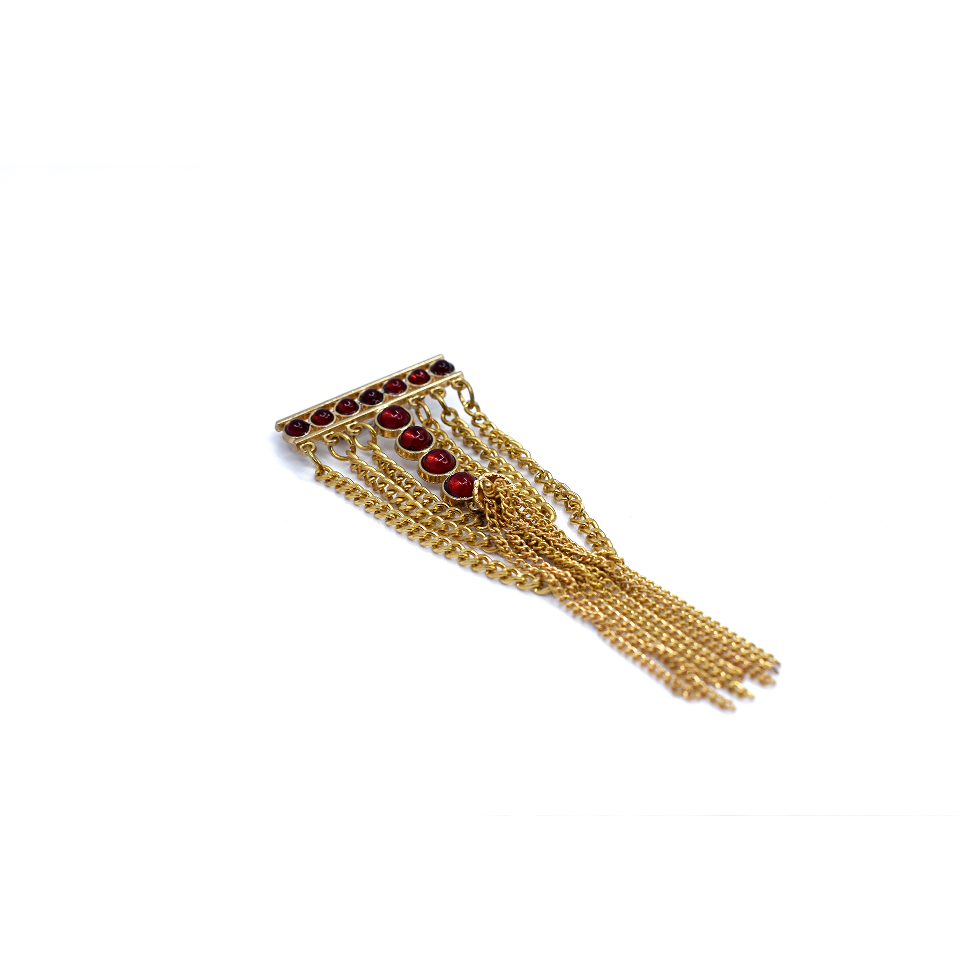 Golden Brass Brooch