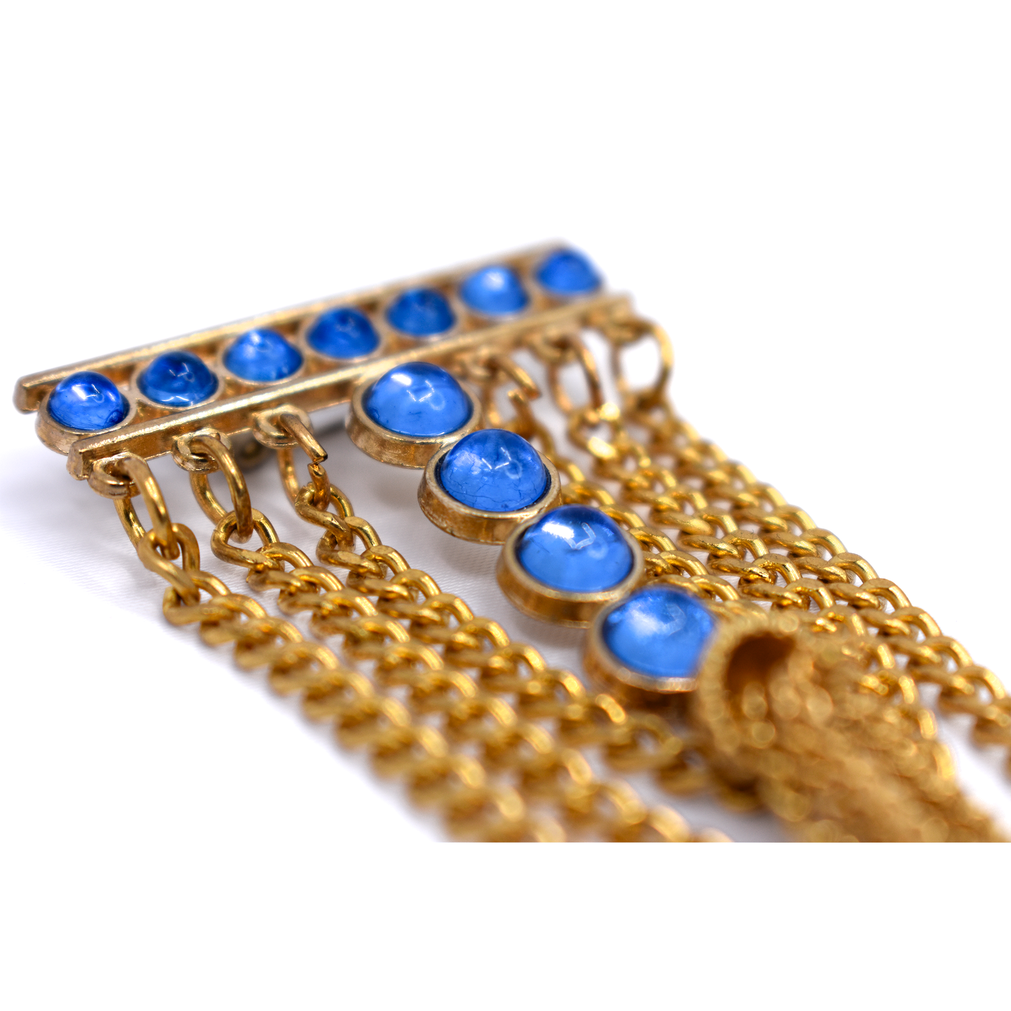 Golden Brass Brooch