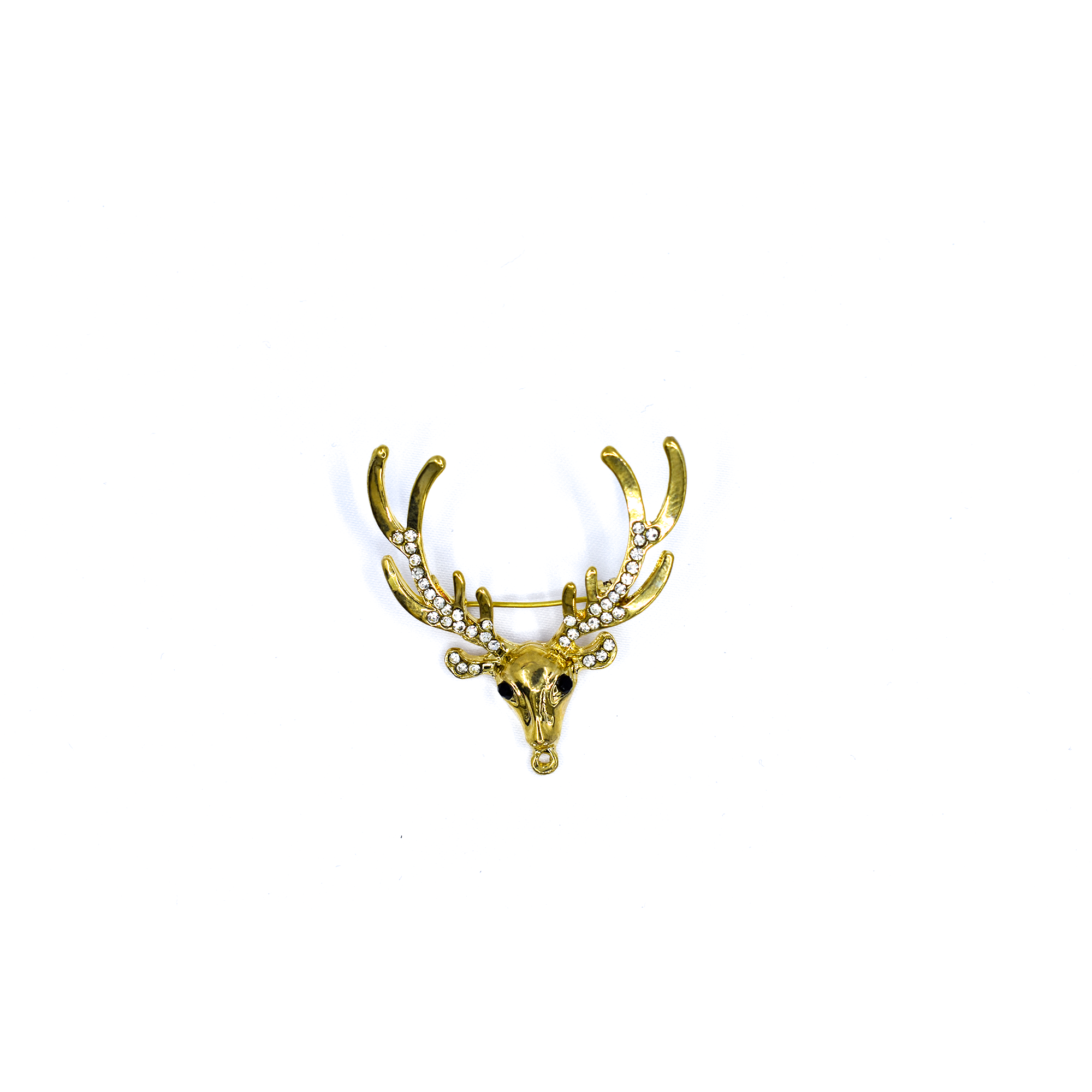 Golden Brass Brooch