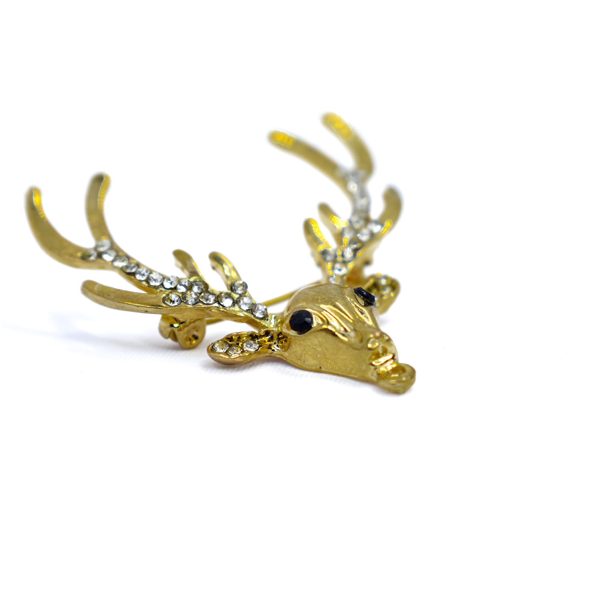 Golden Brass Brooch