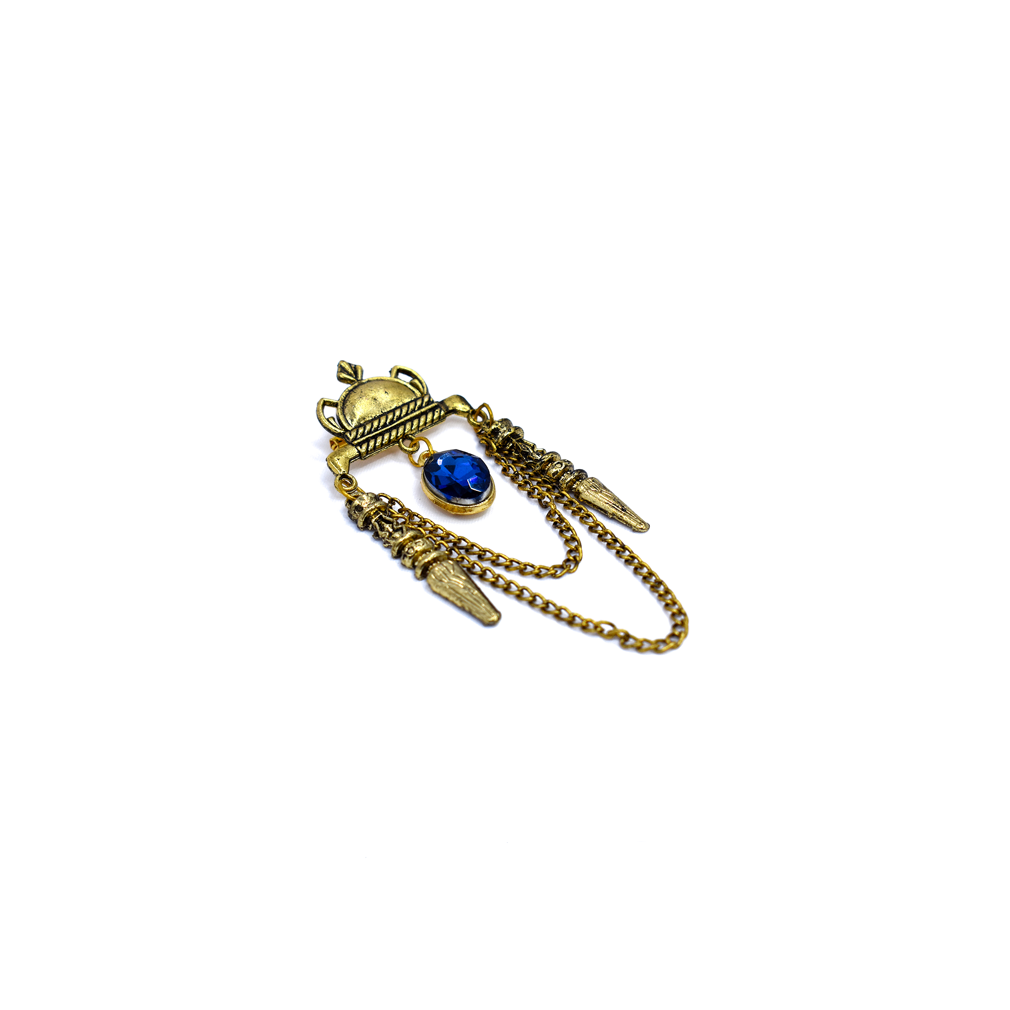 Golden Brass Brooch