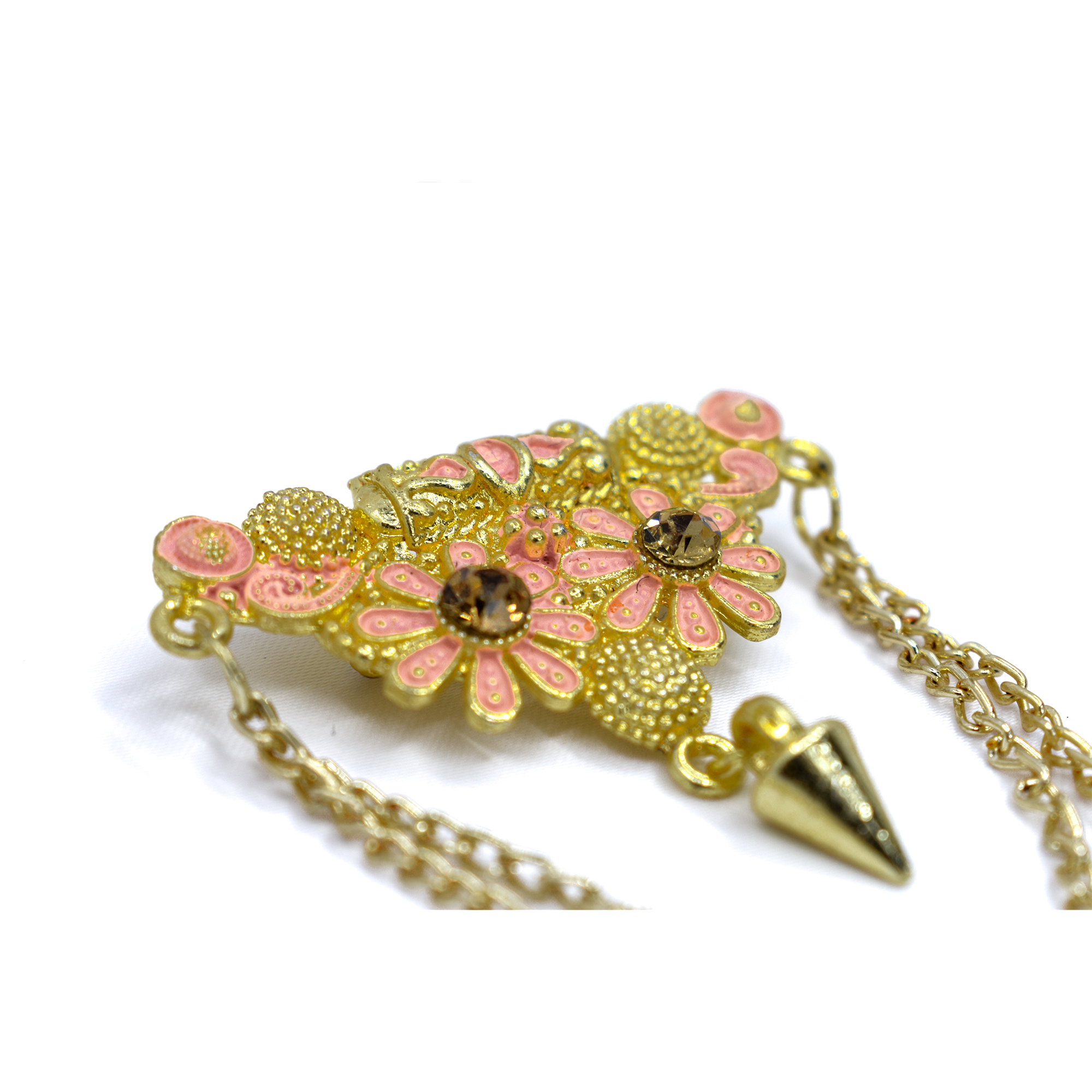 Golden Brass Brooch