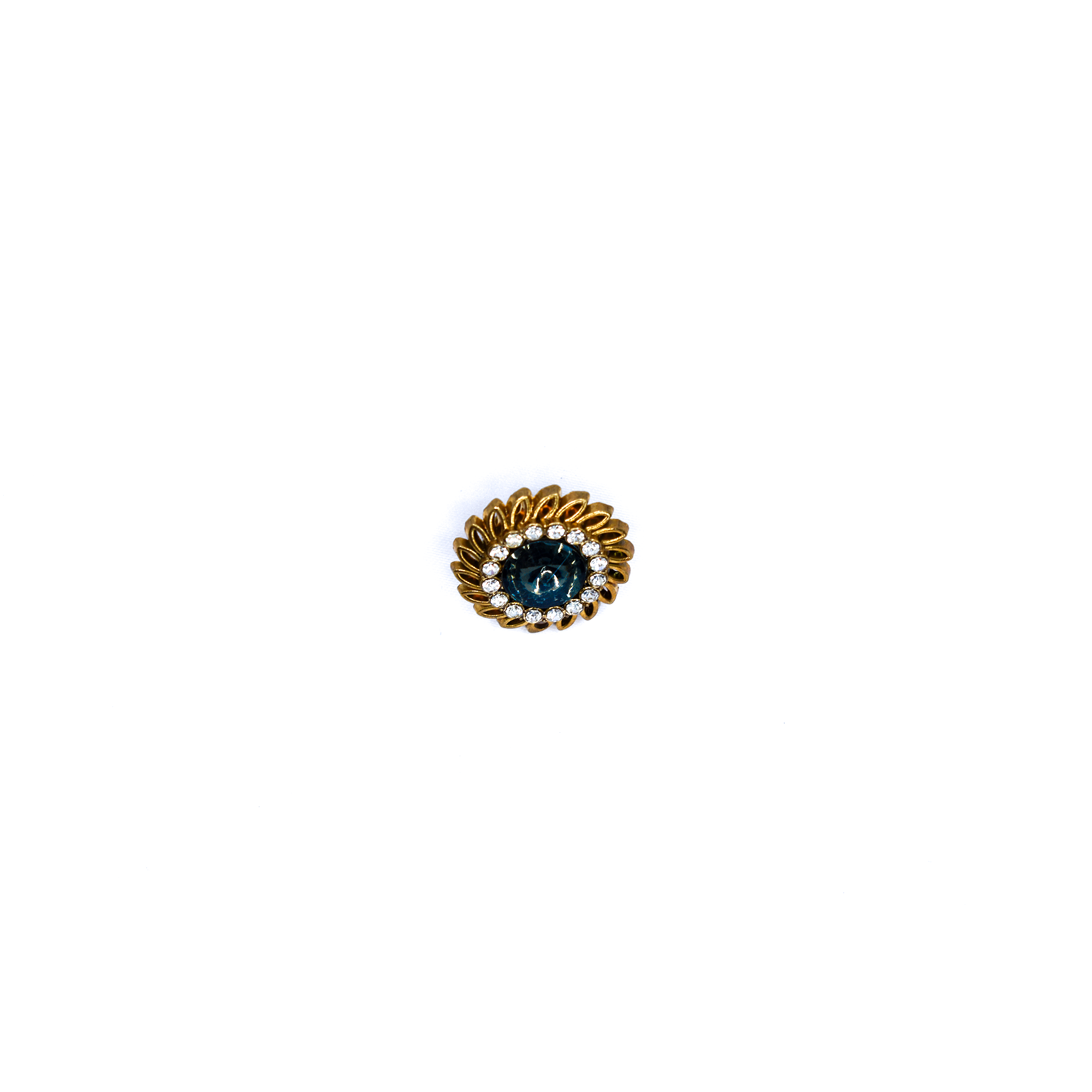 Golden Brass Brooch