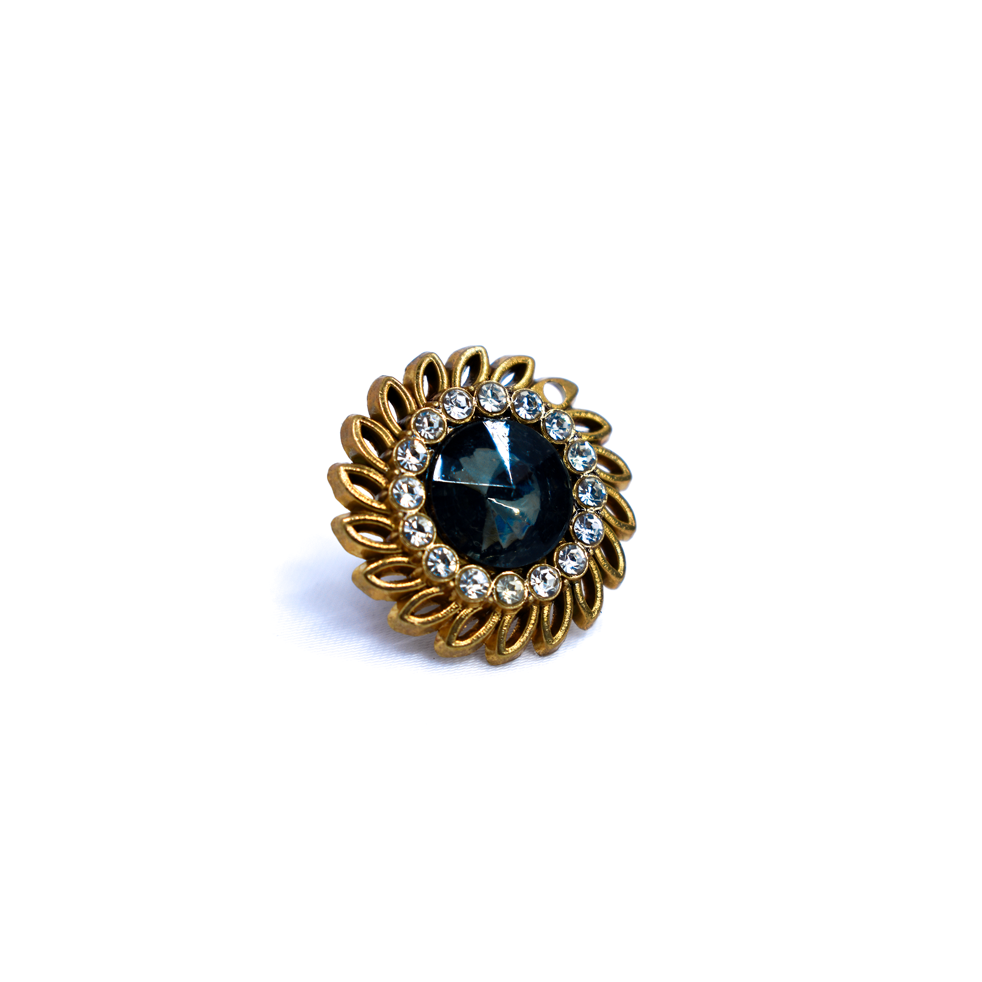 Golden Brass Brooch
