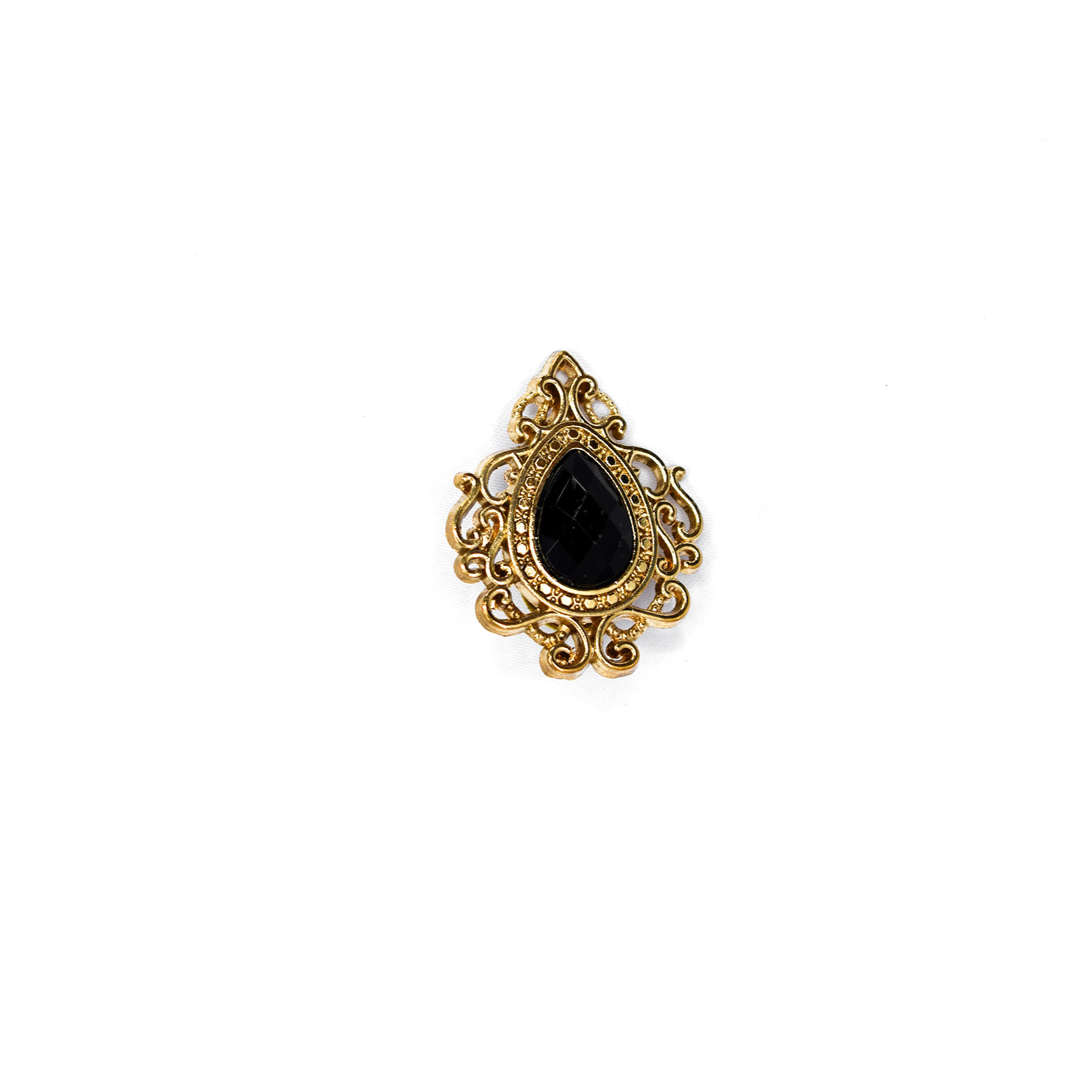 Golden Brass Brooch