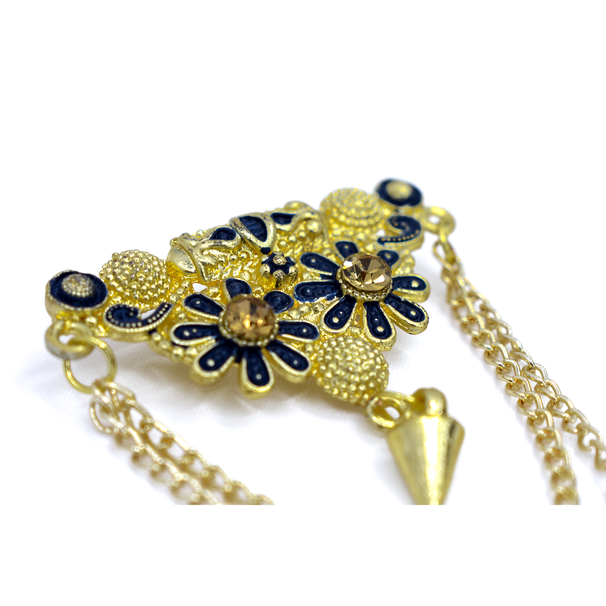 Golden Brass Brooch