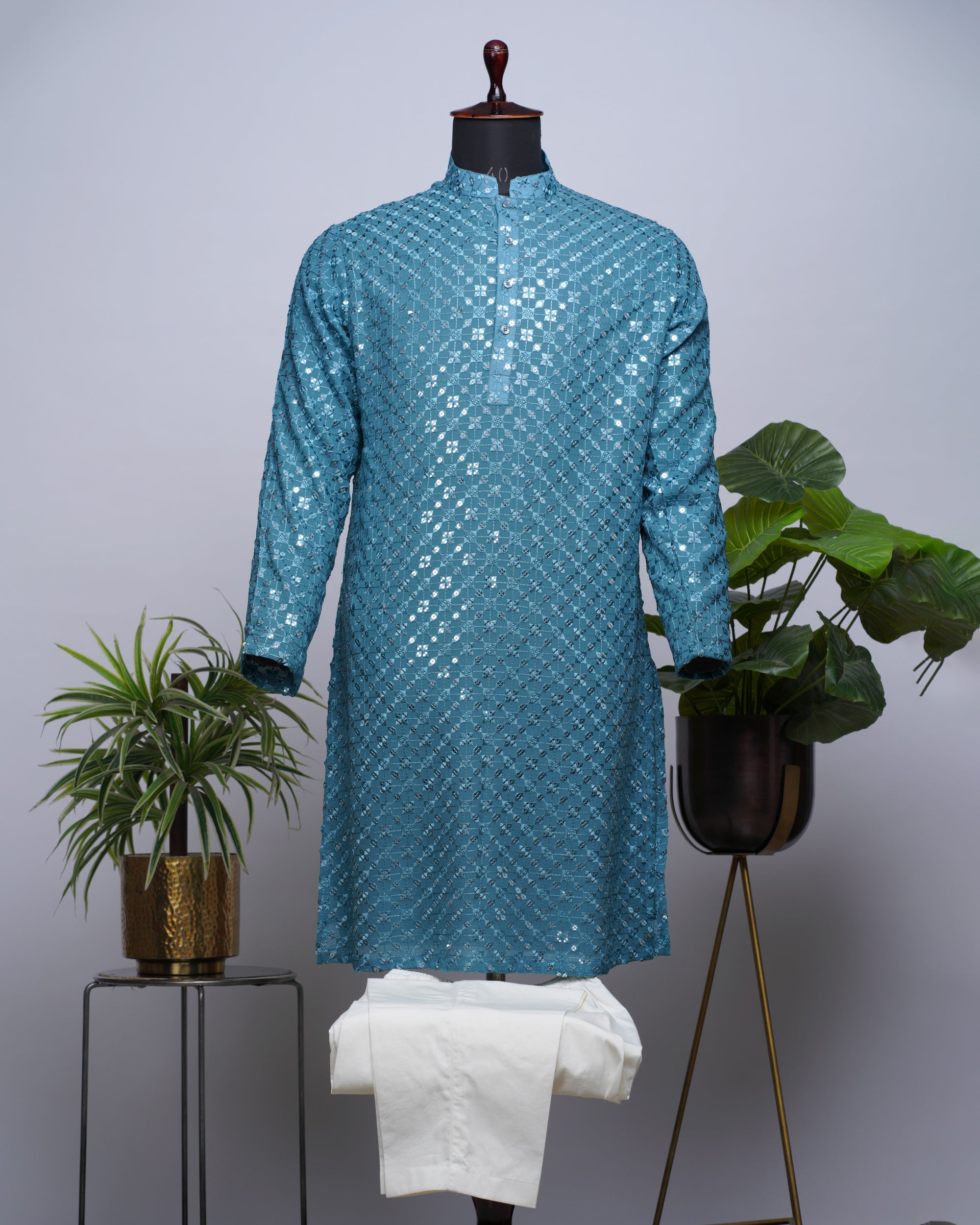 Blue Kurta Set