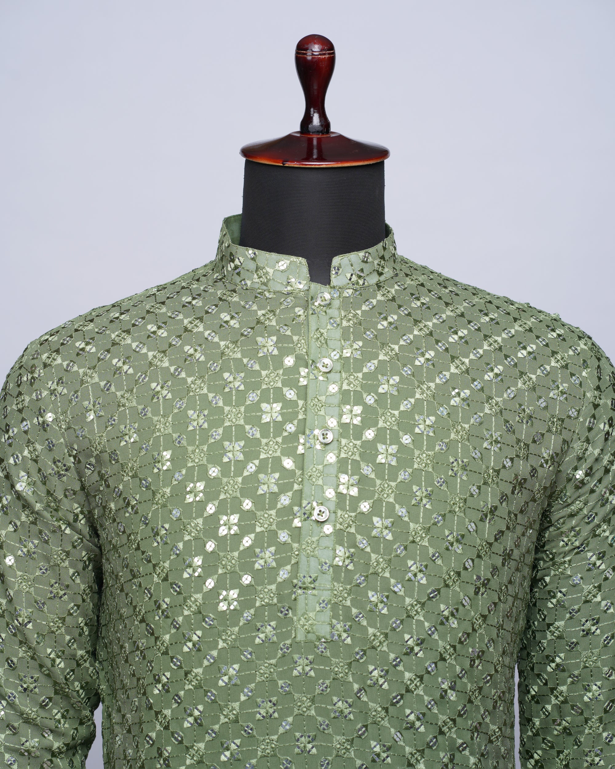Mehendi Green Kurta Set
