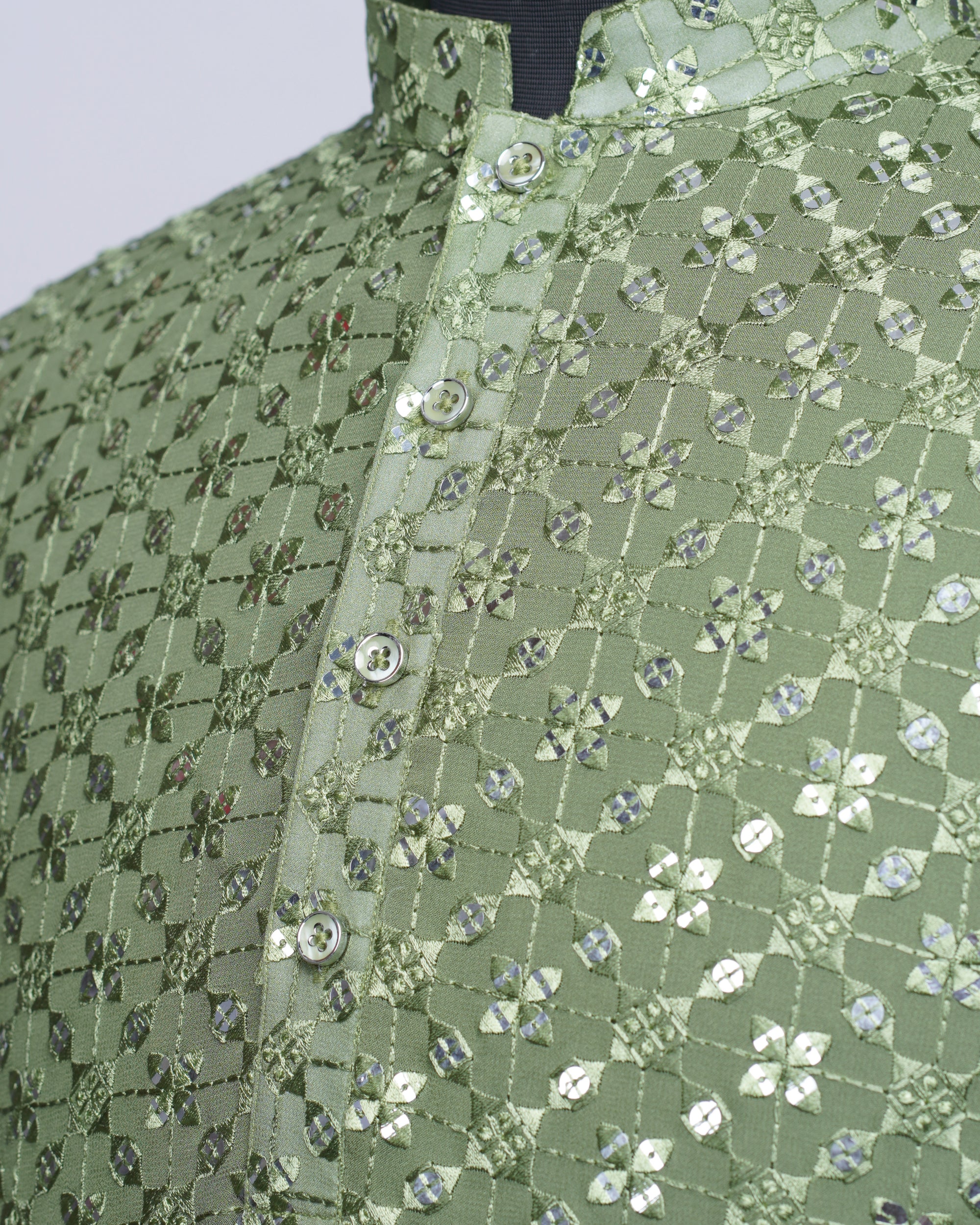 Mehendi Green Kurta Set
