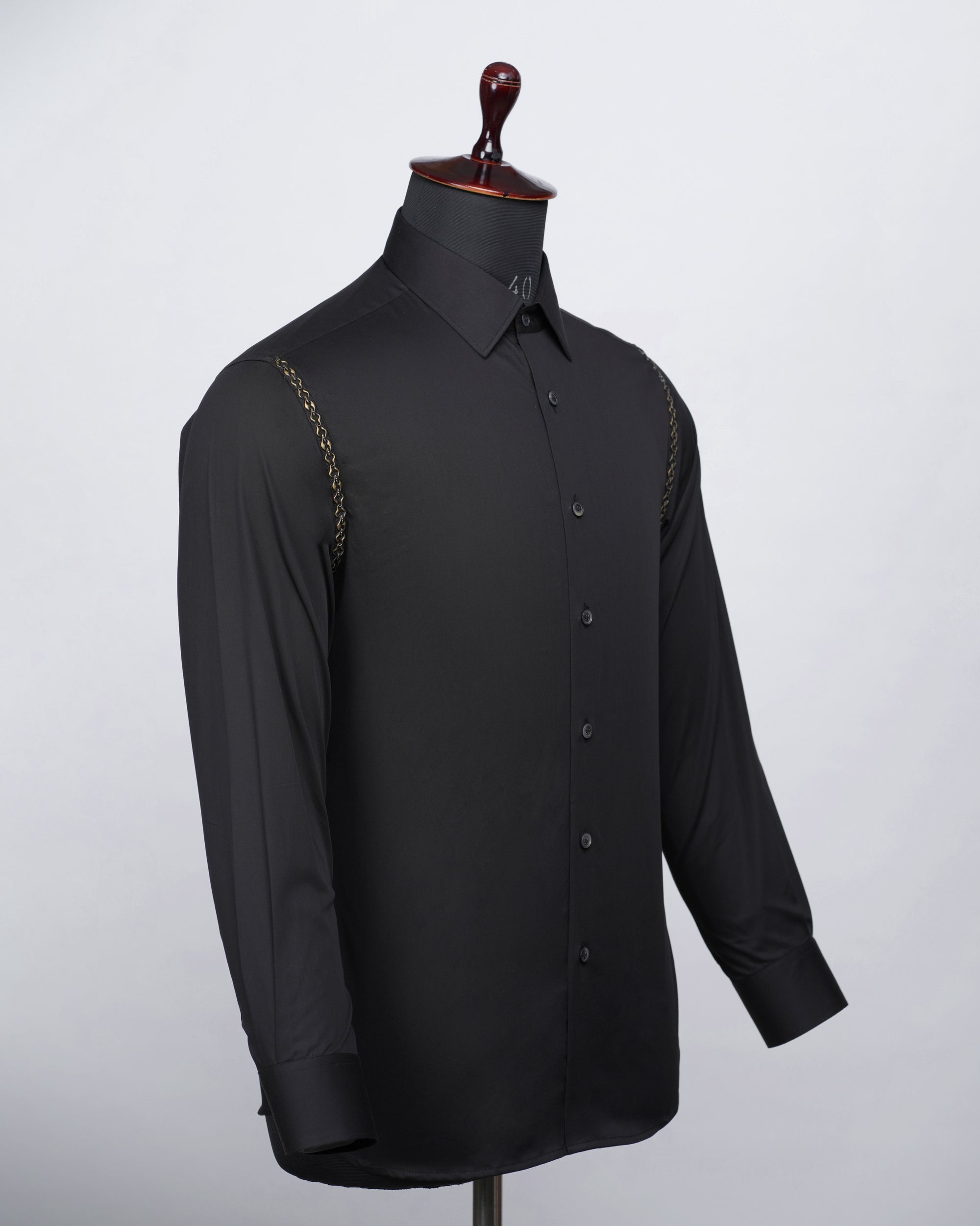 Concept Black Shirt with golden details