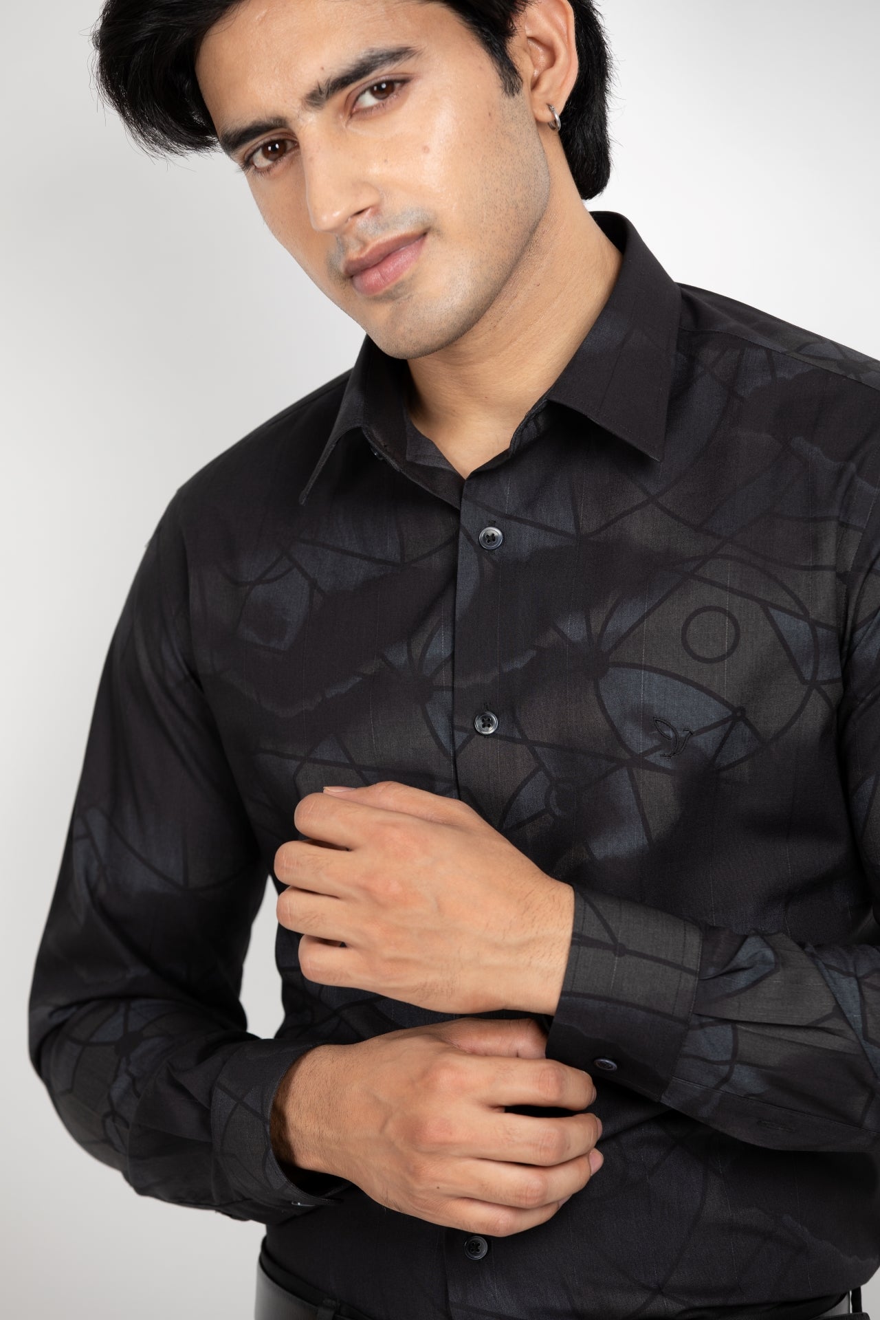 Black Print Shirt