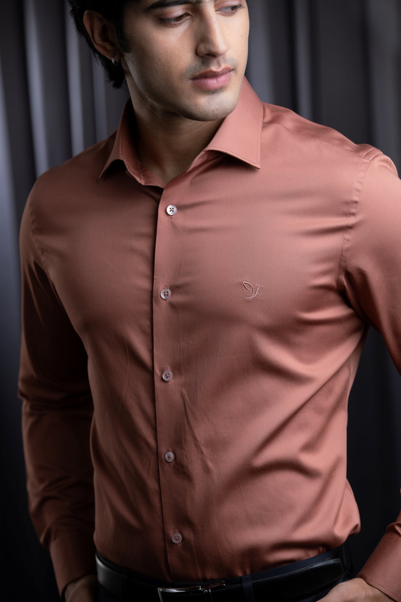 Copper Classic Shirt in Luxury Cotton