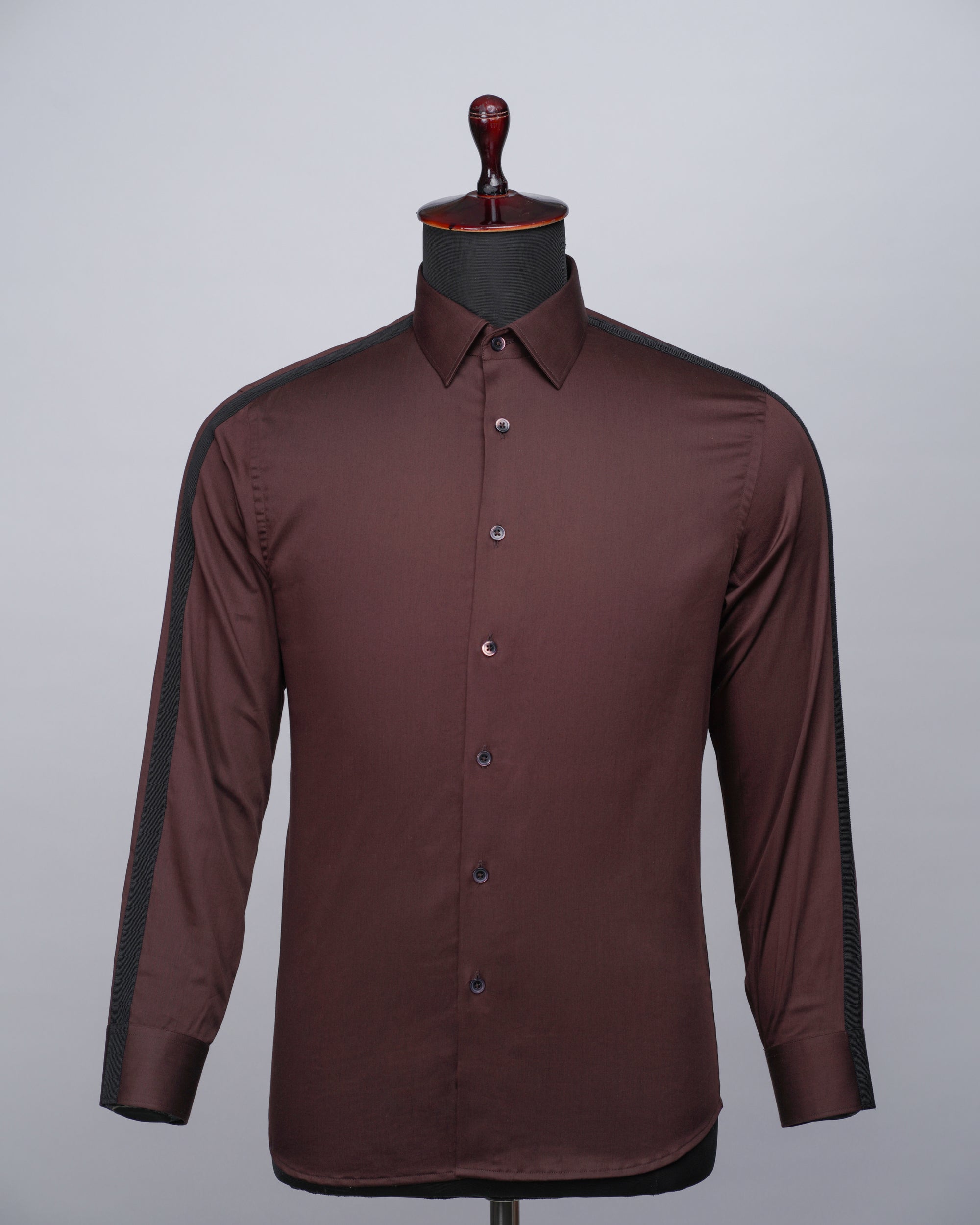 Brown Shirt with Black Tape