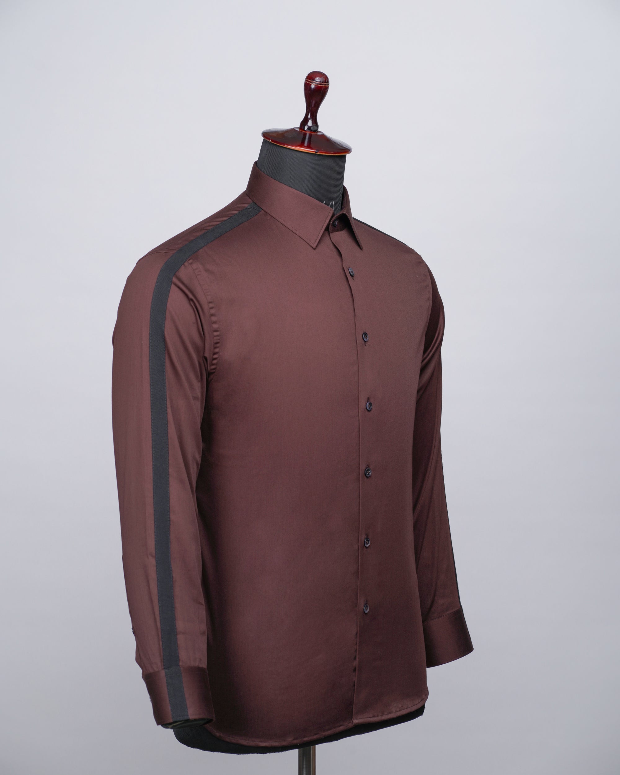 Brown Shirt with Black Tape