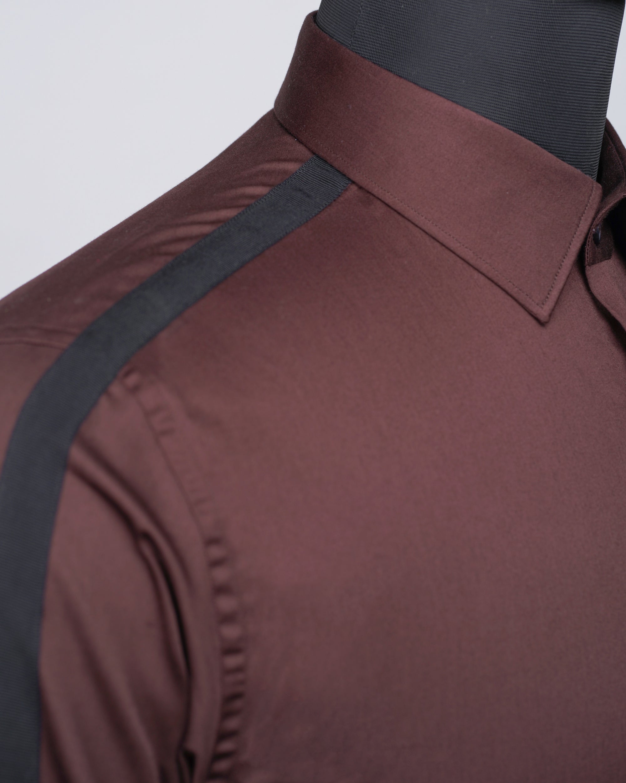 Brown Shirt with Black Tape