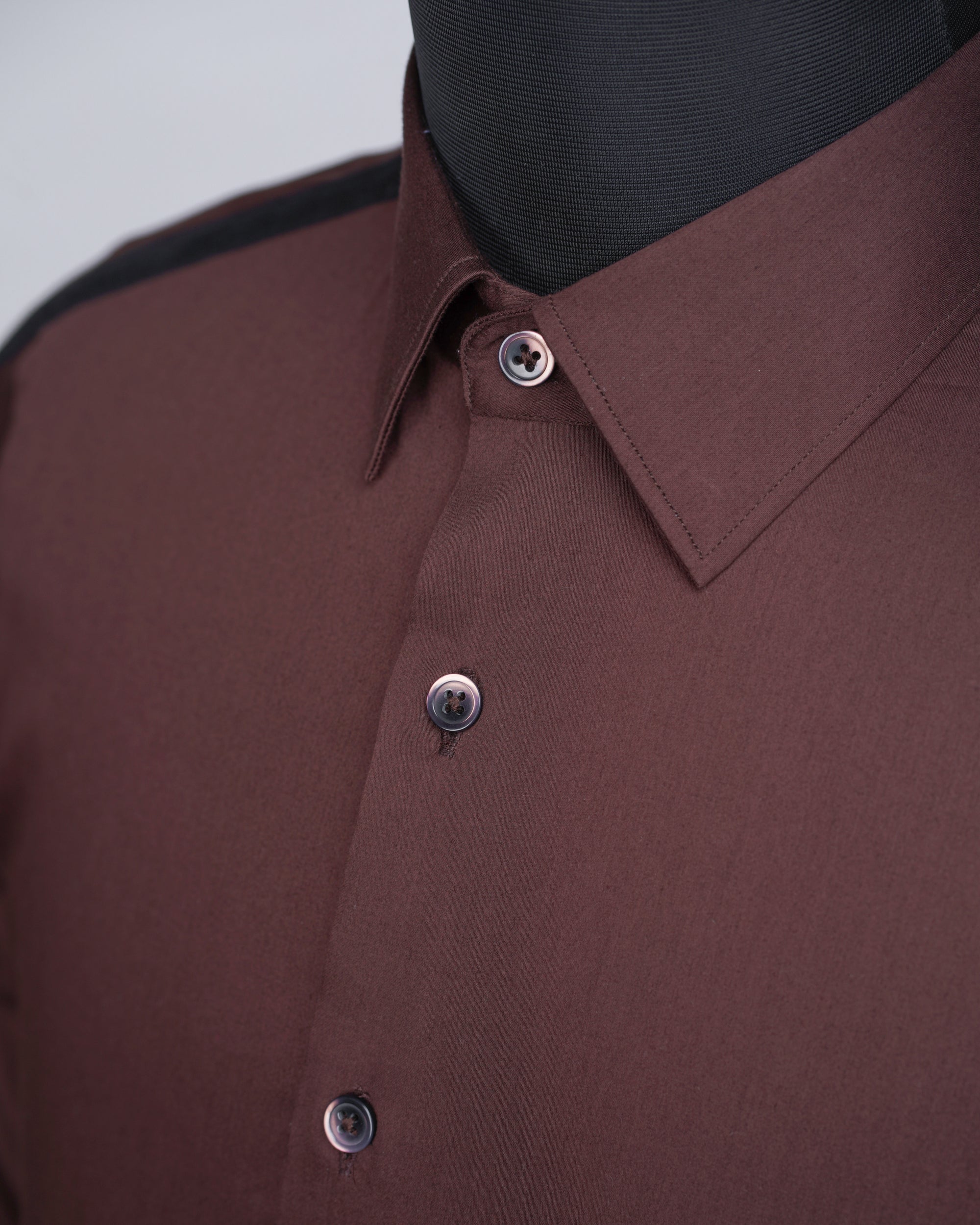 Brown Shirt with Black Tape