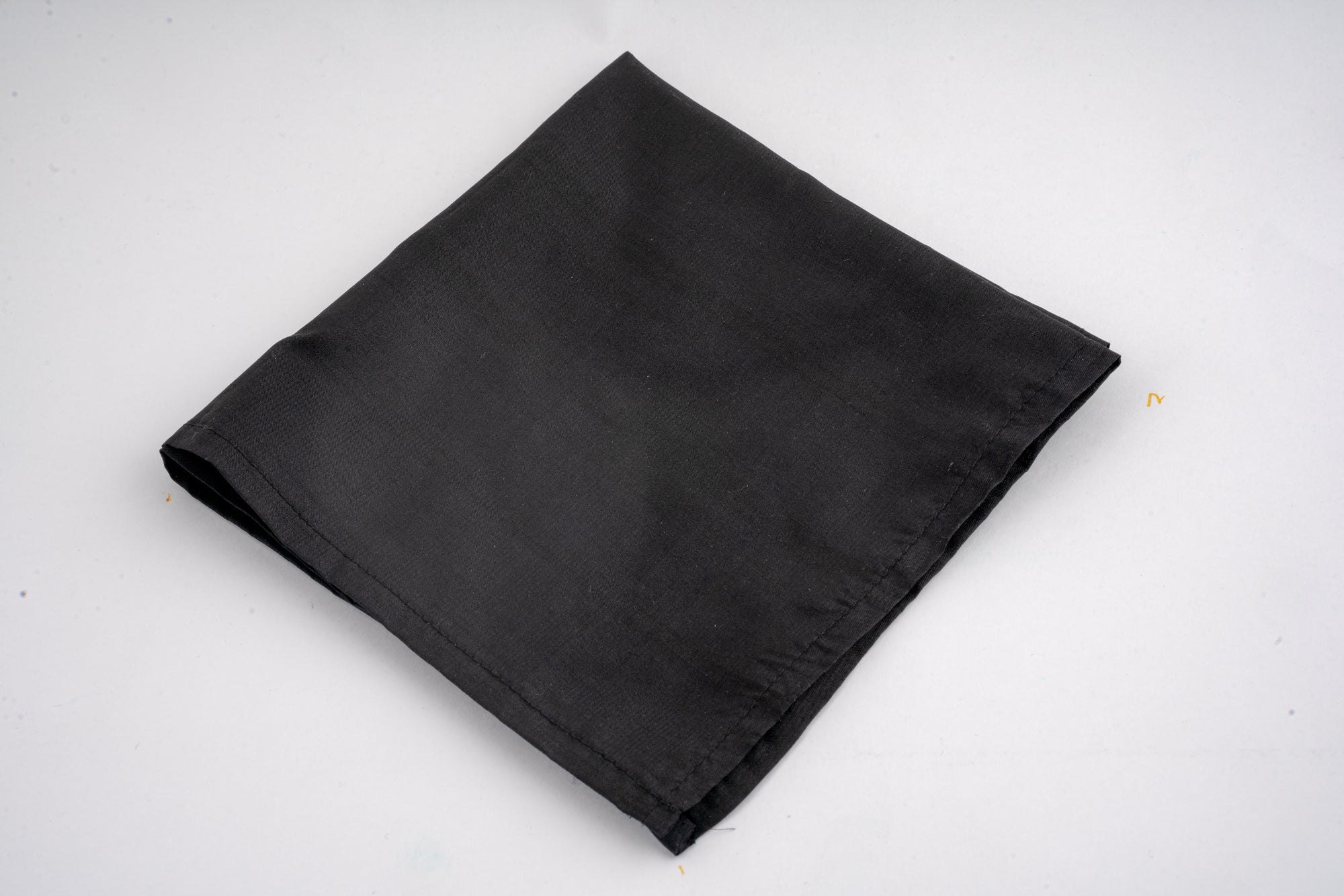 Black Silk Tie and Pocket Square Set