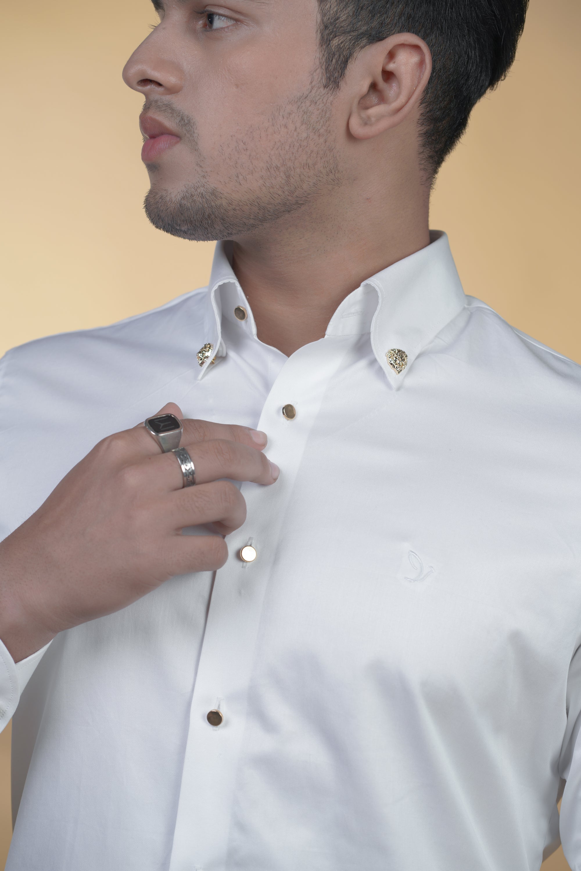 White Classic Shirt in Luxury Cotton