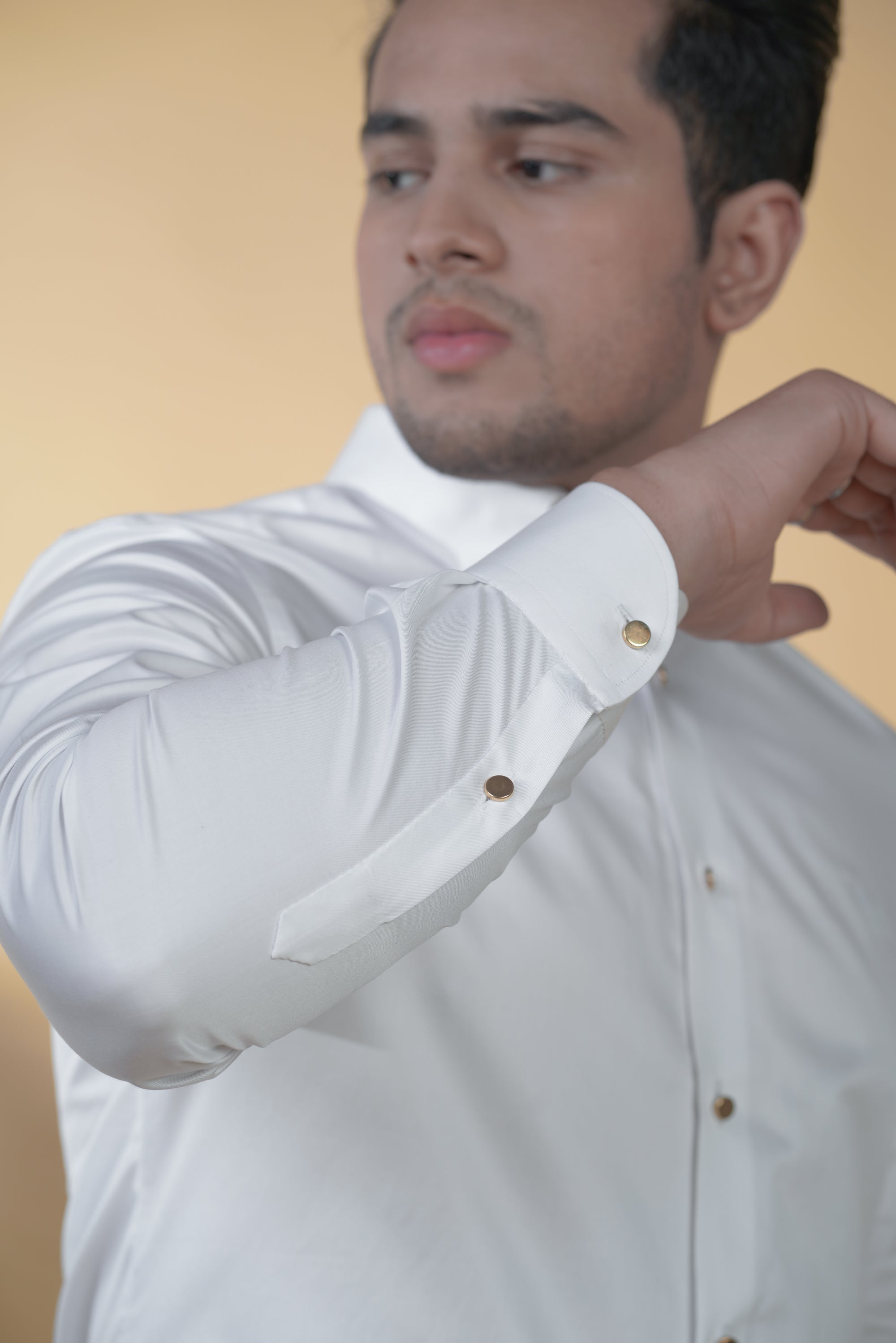 White Classic Shirt in Luxury Cotton
