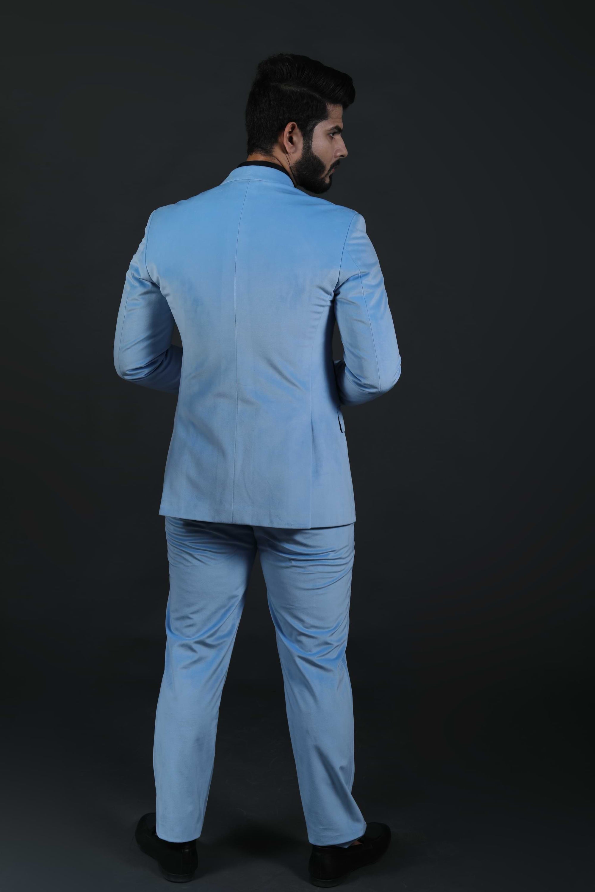 Blue Velvet 2-Piece Suit