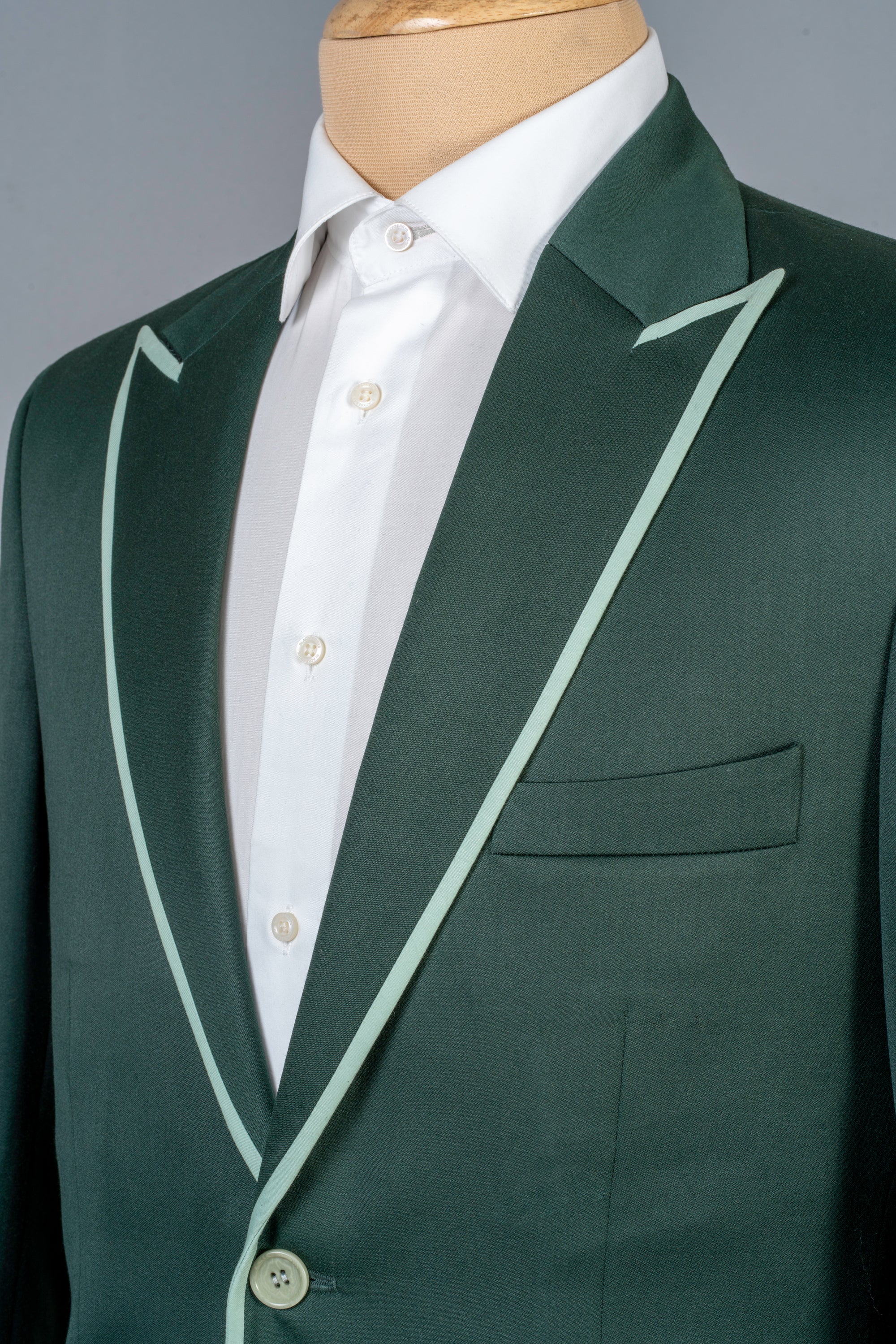 Green Jersey Suit