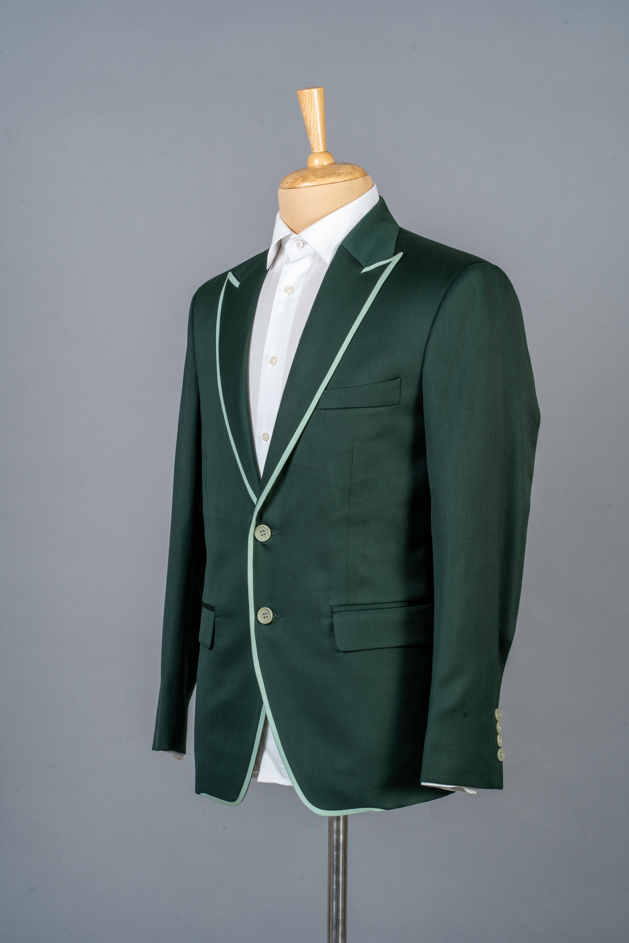 Green Jersey Suit
