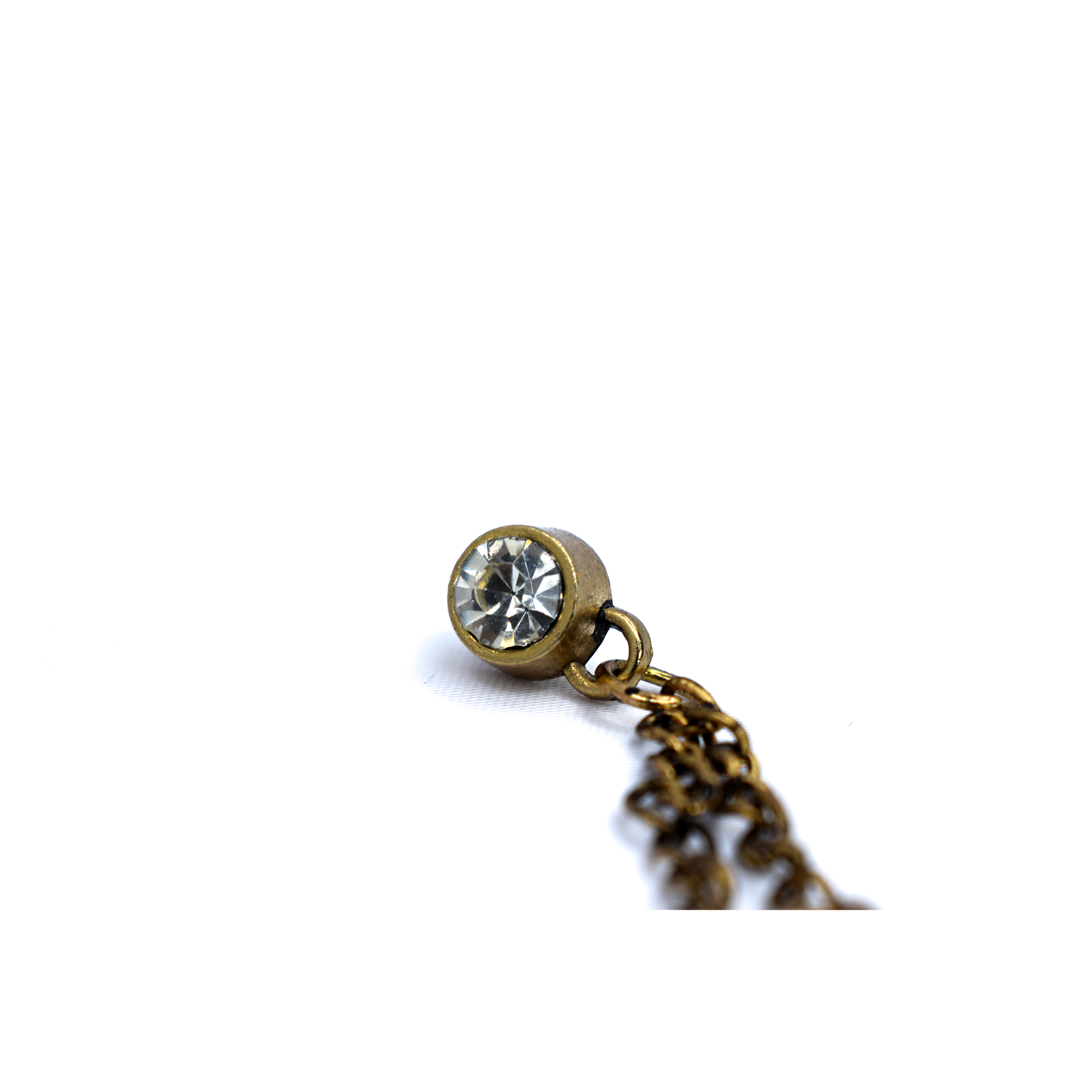 Golden Brass Brooch