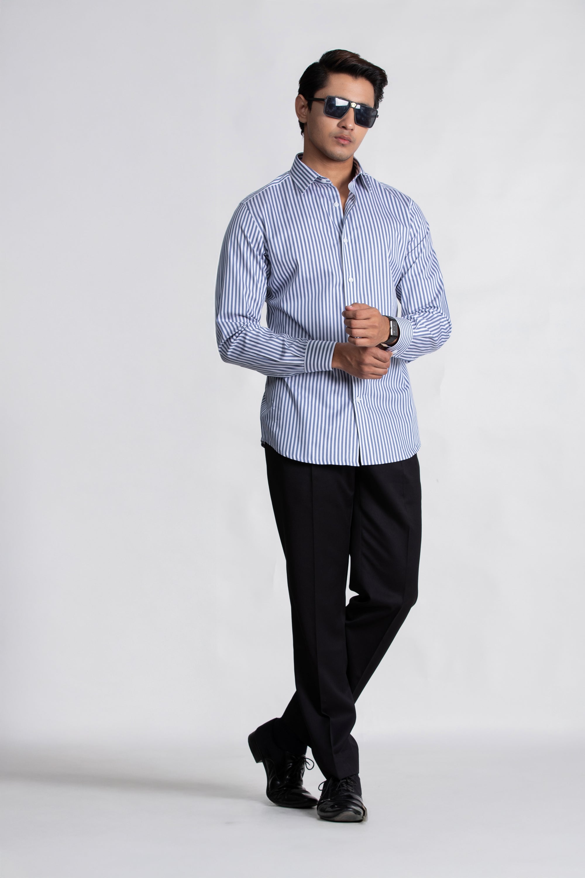 Blue Striped Shirt