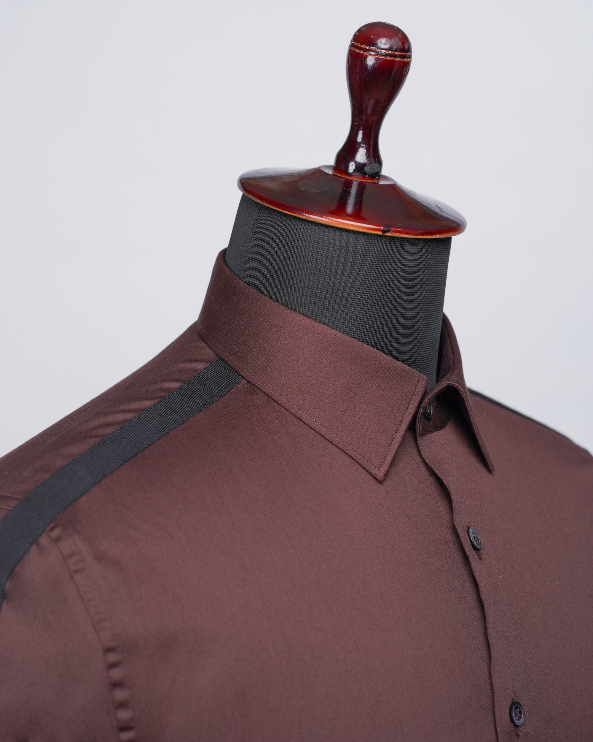 Brown Shirt with Black Tape